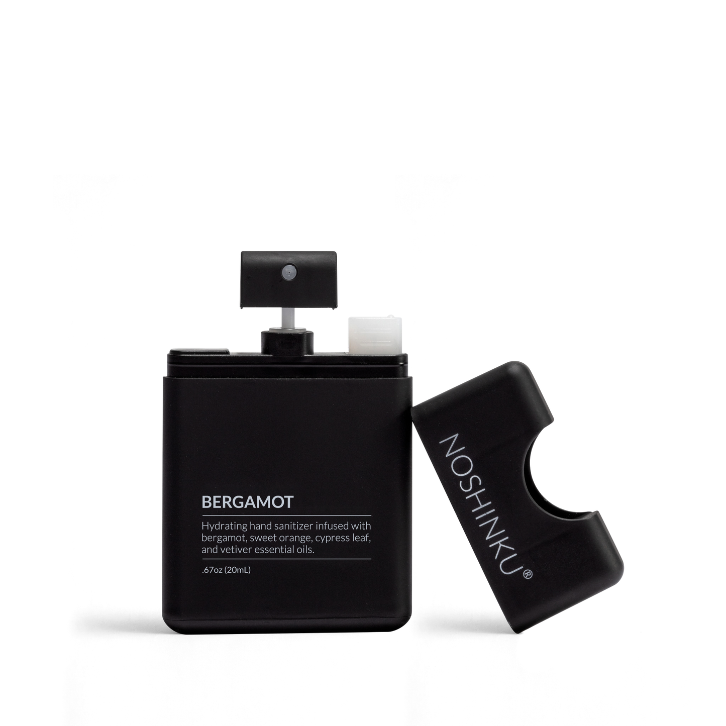 Noshinku Refillable Bergamot Ultra-Moisturizing Pocket Hand Sanitizer