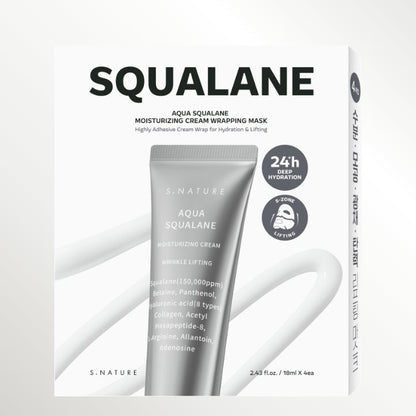 S.NATURE Aqua Squalane Moisturizing Cream Wrapping Masks